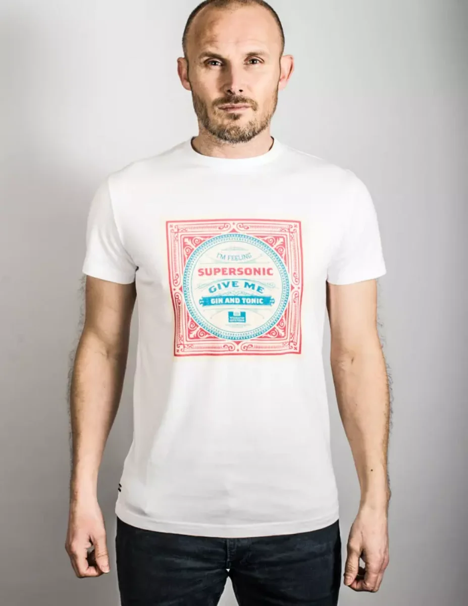 Weekend Offender Supersonic Logo T-Shirt | White