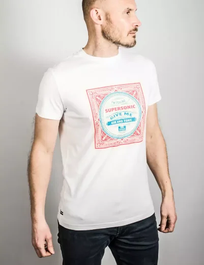Weekend Offender Supersonic Logo T-Shirt | White