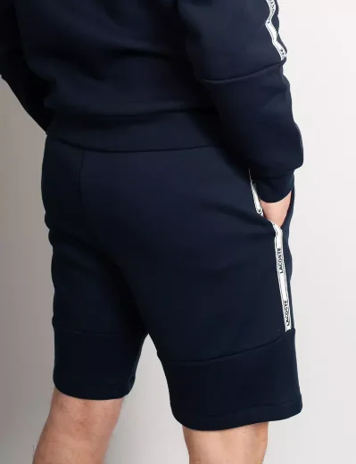 Lacoste Men's Branded Logo Tape Short | Navy