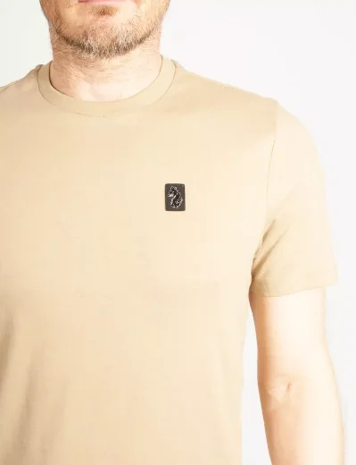 Luke Mainline Pima Shiny Lion T-Shirt | Sand
