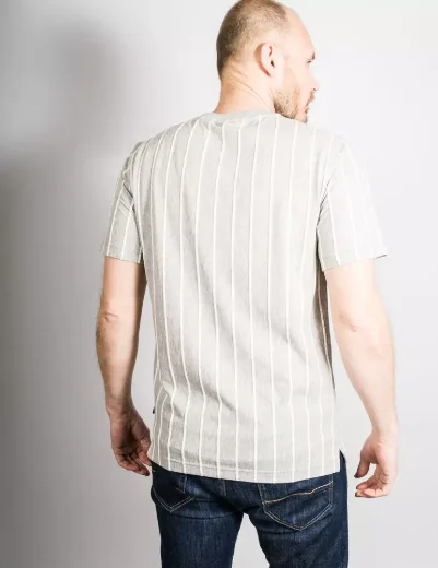 Ted Baker Oxberry Stripe T-Shirt | Grey Marl