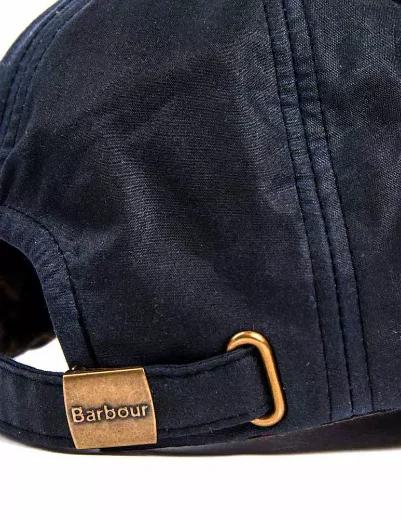 Barbour Prestbury Wax Sports Cap | Navy