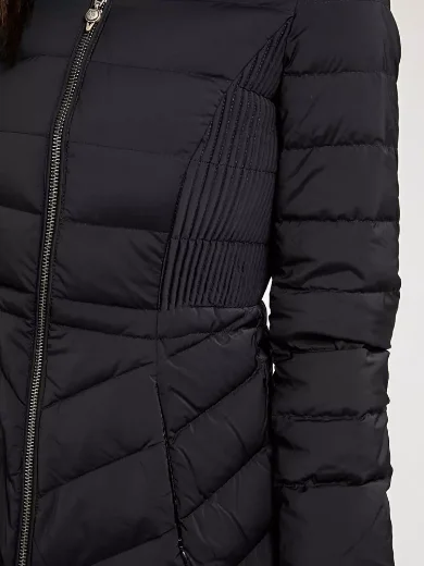 Guess Womens Caterina Real Down Puffer Jacket | Black