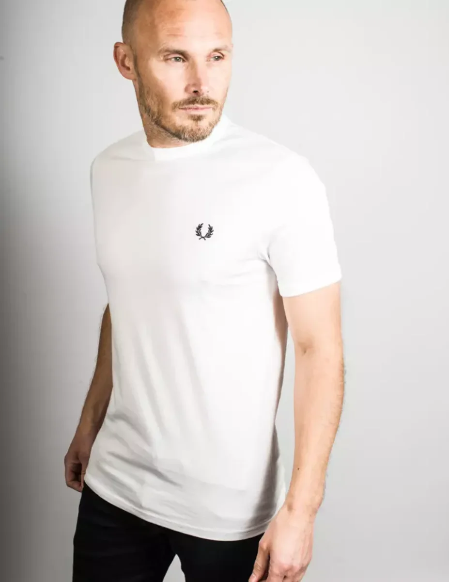 Fred Perry Ringer T-Shirt | White