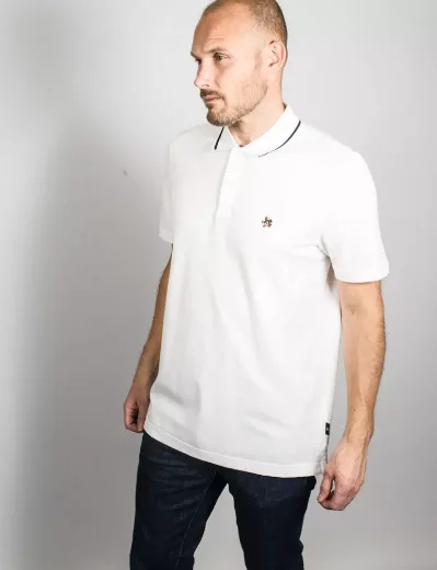 Ted Baker CAMDN Short Sleeve Polo Shirt | White