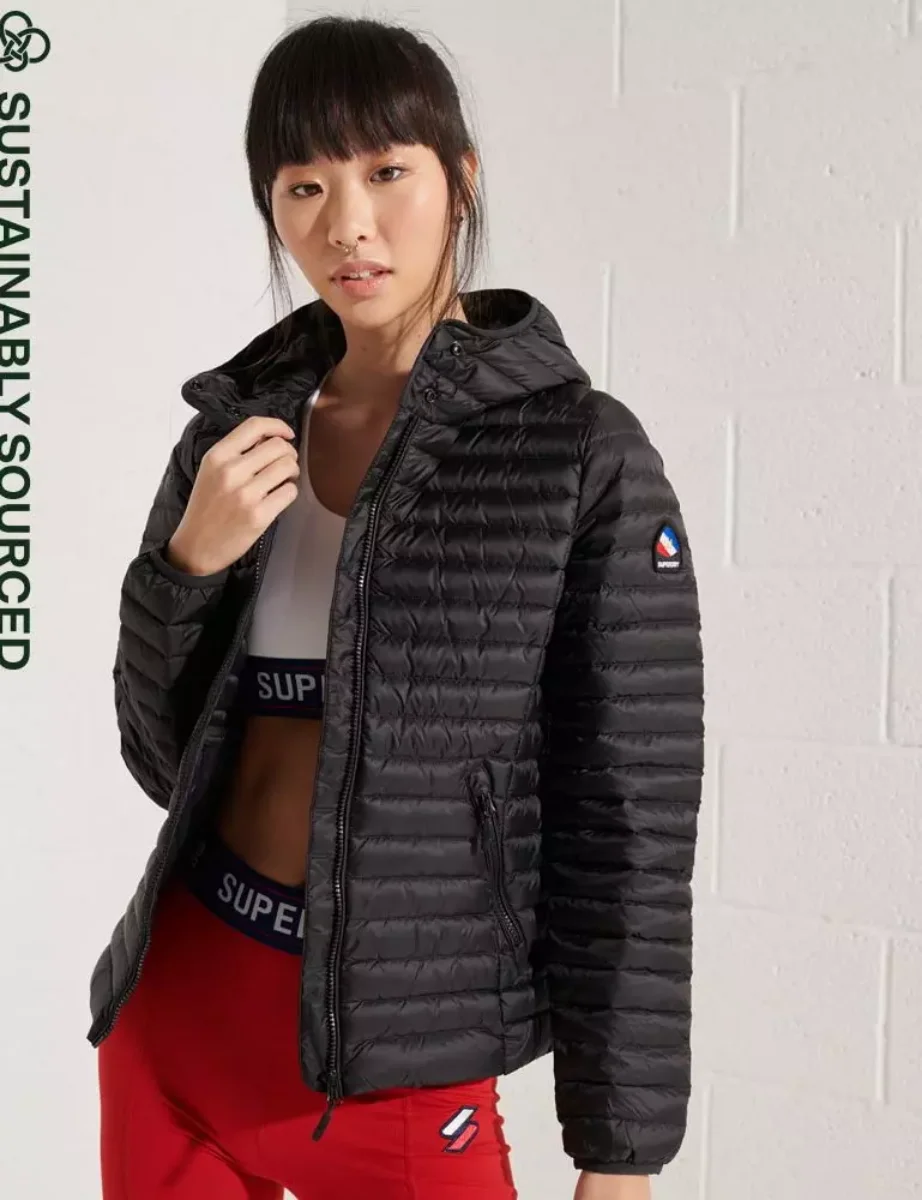 Superdry Womens Core Down Jacket | Black