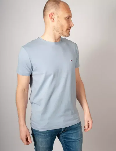 Tommy Hilfiger Stretch Slim Fit T-Shirt | Daybreak Blue
