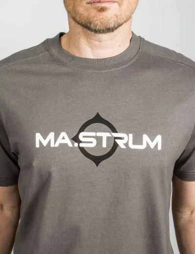 MA STRUM Logo Print T-Shirt | Dark Slate