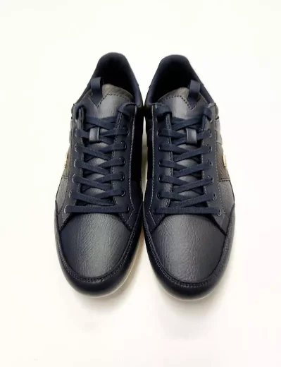Lacoste Chaymon 0120 Leather Trainer | Navy