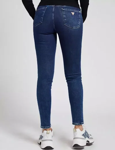 Guess Womens Anette Skinny Fit Jean | Blue Wash