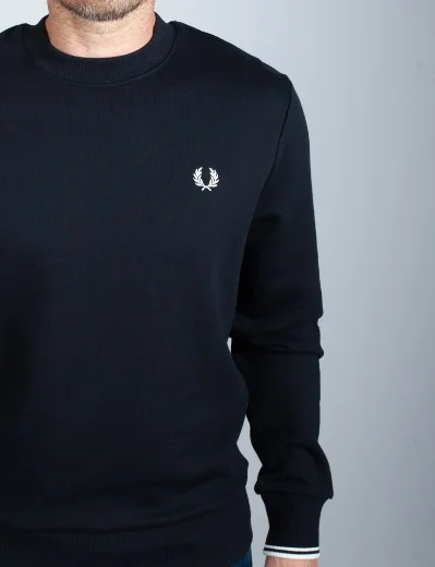 Fred Perry Crew Neck Sweatshirt | Navy