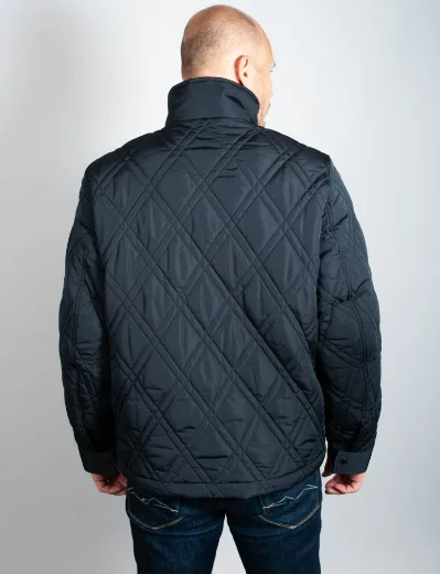 Ted Baker Manby Diamond Quilt Jacket | Navy