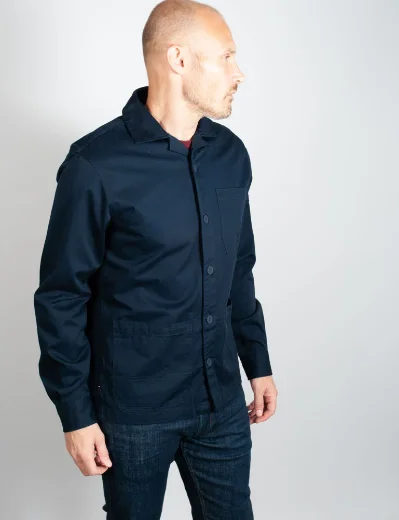 Tommy Hilfiger Twill Shirt Jacket | Navy