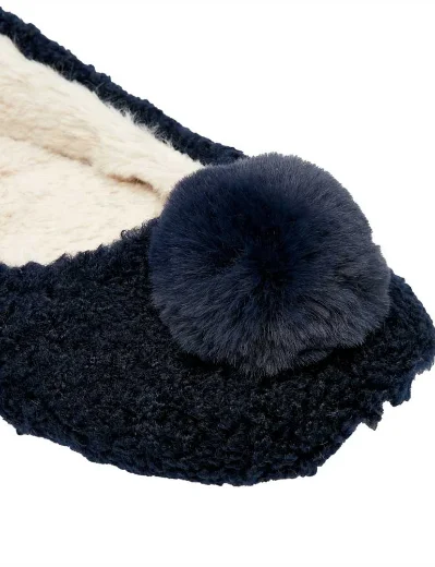 Joules Pombury Ballet Slipper | Navy