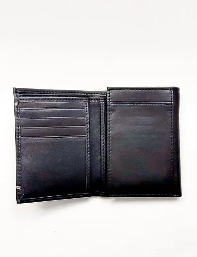 Ted Baker Jonnys Trifold Leather Wallet | Black