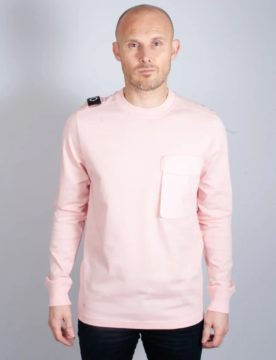 MA Strum LS Cargo Pocket T-Shirt | Mud Pink