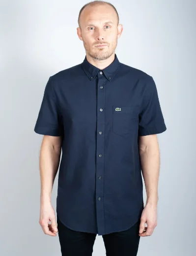 Lacoste Regular Fit Cotton Shirt | Navy