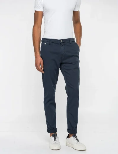 Replay Hyperflex X.L.I.T.E Benni Chino Trouser | Dark Blue