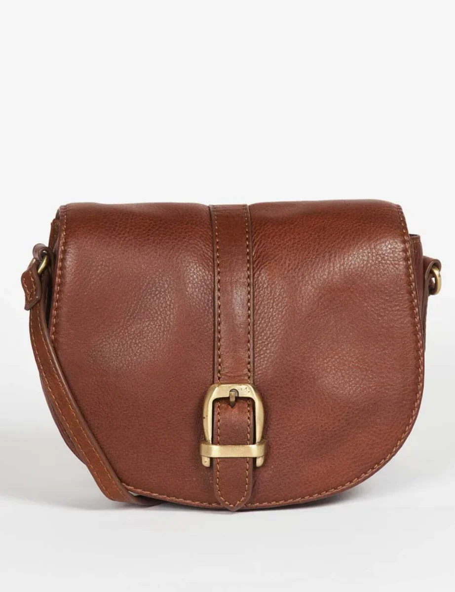 Barbour Womens Laire Medium Saddle Bag | Brown