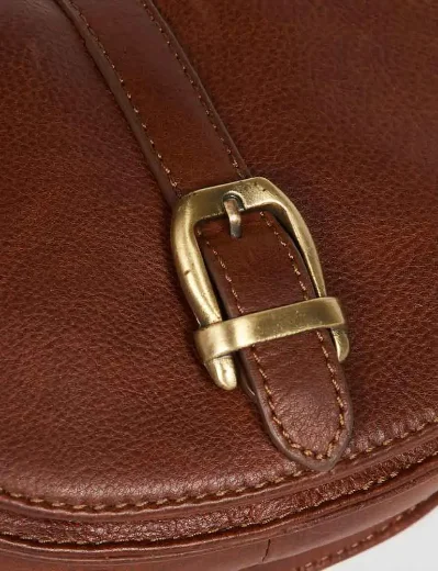Barbour Womens Laire Medium Saddle Bag | Brown