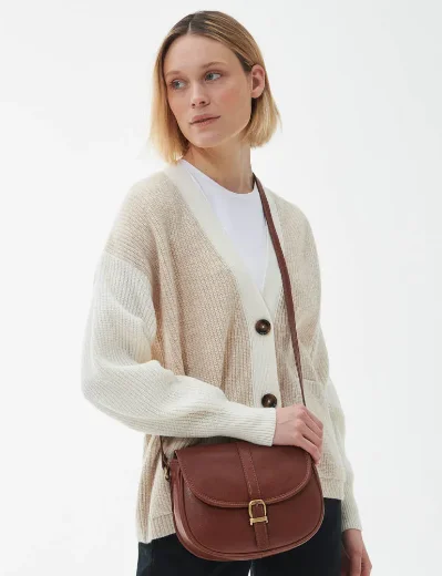Barbour Womens Laire Medium Saddle Bag | Brown