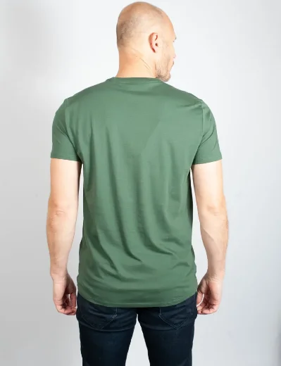 Lacoste Men's Crew Neck Pima Cotton Jersey T-Shirt | Dark Green
