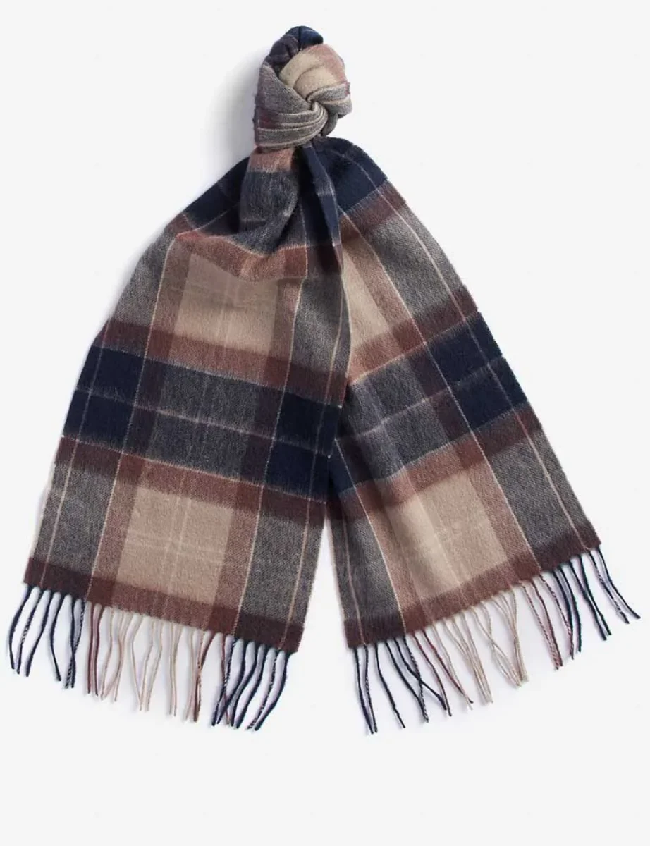 Barbour Women's Tartan Scarf | Gardenia Tartan