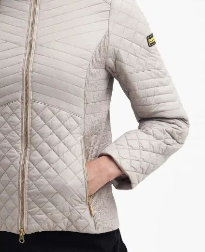Barbour Intl Women's Formation Quilted Jacket | Oat