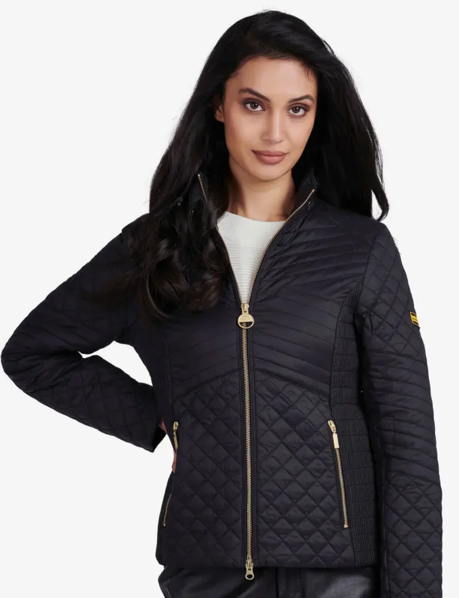 Barbour Intl Womens Formation Quilted Jacket | Black