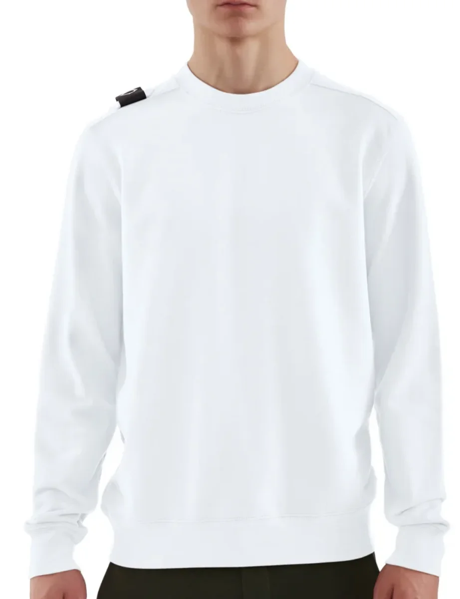 MA Strum Core Crew Neck Sweater | White