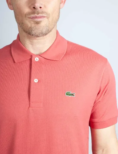 Lacoste Men's L.12.12. Pique Polo Shirt | Sierra Red