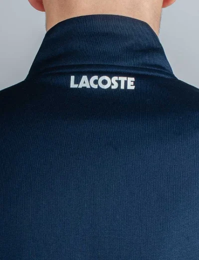 Lacoste Full Zip Tennis Track Top | Navy / White