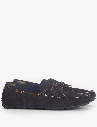 Barbour Jenson Driving Loafer | Navy Suede