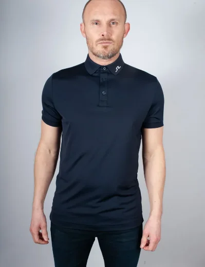 J.Lindeberg KV Regular Fit Polo Shirt | Navy