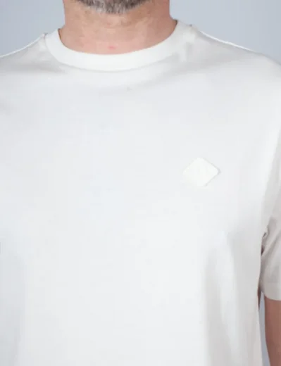 J.Lindeberg Hale Logo Patch T-Shirt | Cloud White
