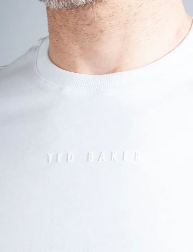 Ted Baker Wiskin Branded Regular Fit T-Shirt | White