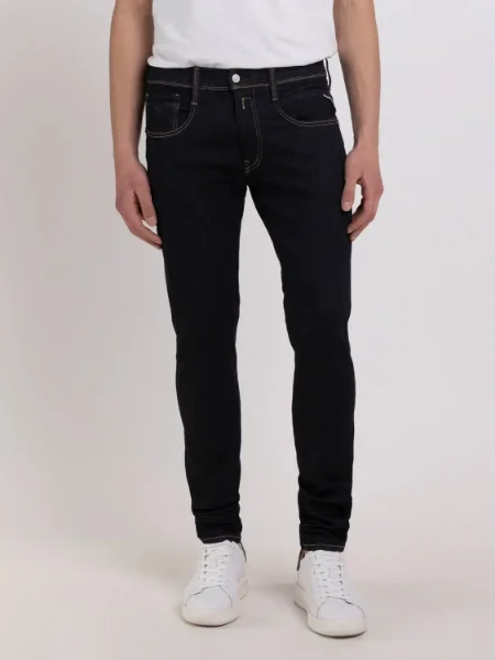Replay Hyperflex Re-Used Anbass Slim Fit Jean | Dark Rinse Replay Hyperflex Re-Used Anbass Slim Fit Jean | Dark Rinse