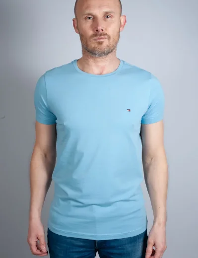 Tommy Hilfiger Stretch Slim Fit T-Shirt | Sleepy Blue