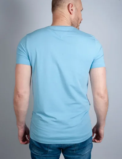 Tommy Hilfiger Stretch Slim Fit T-Shirt | Sleepy Blue