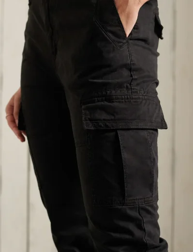Superdry Women's Slim Fit Cargo Pant | Black