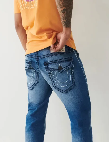True Religion Rocco Flap Super T Relaxed Skinny Jean | Generations Med Wash True Religion Rocco Flap Super T Relaxed Skinny Jean | Generations Med Wash