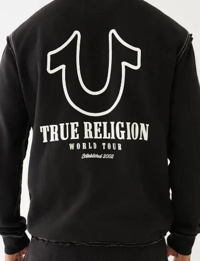 True Religion Big T Track Jacket | Black