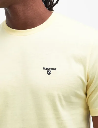 Barbour Essential Sports T-Shirt | Heritage Lemon