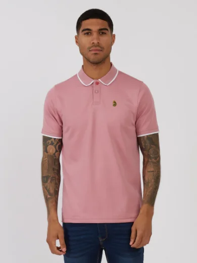 Luke 1977 Meadtastic Polo Shirt | Vintage Pink