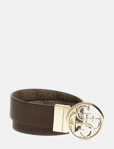 Guess Noelle Reversible 4G Logo Reversible Belt | Brown