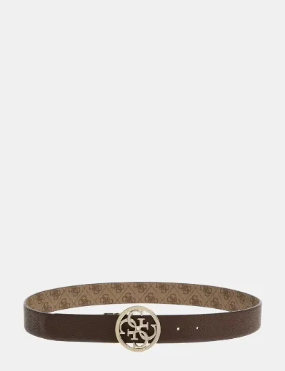 Guess Noelle Reversible 4G Logo Reversible Belt | Brown