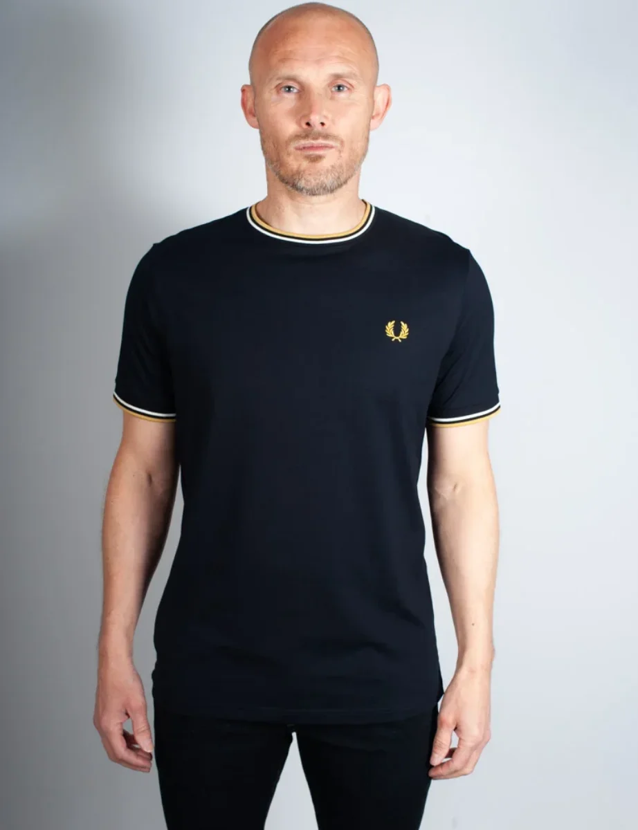 Fred Perry Twin Tipped T-Shirt | Navy