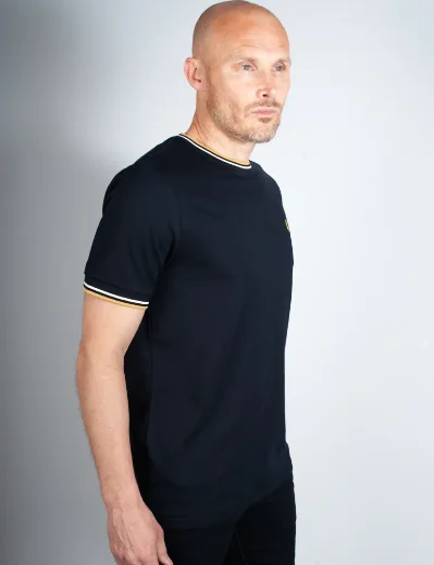 Fred Perry Twin Tipped T-Shirt | Navy