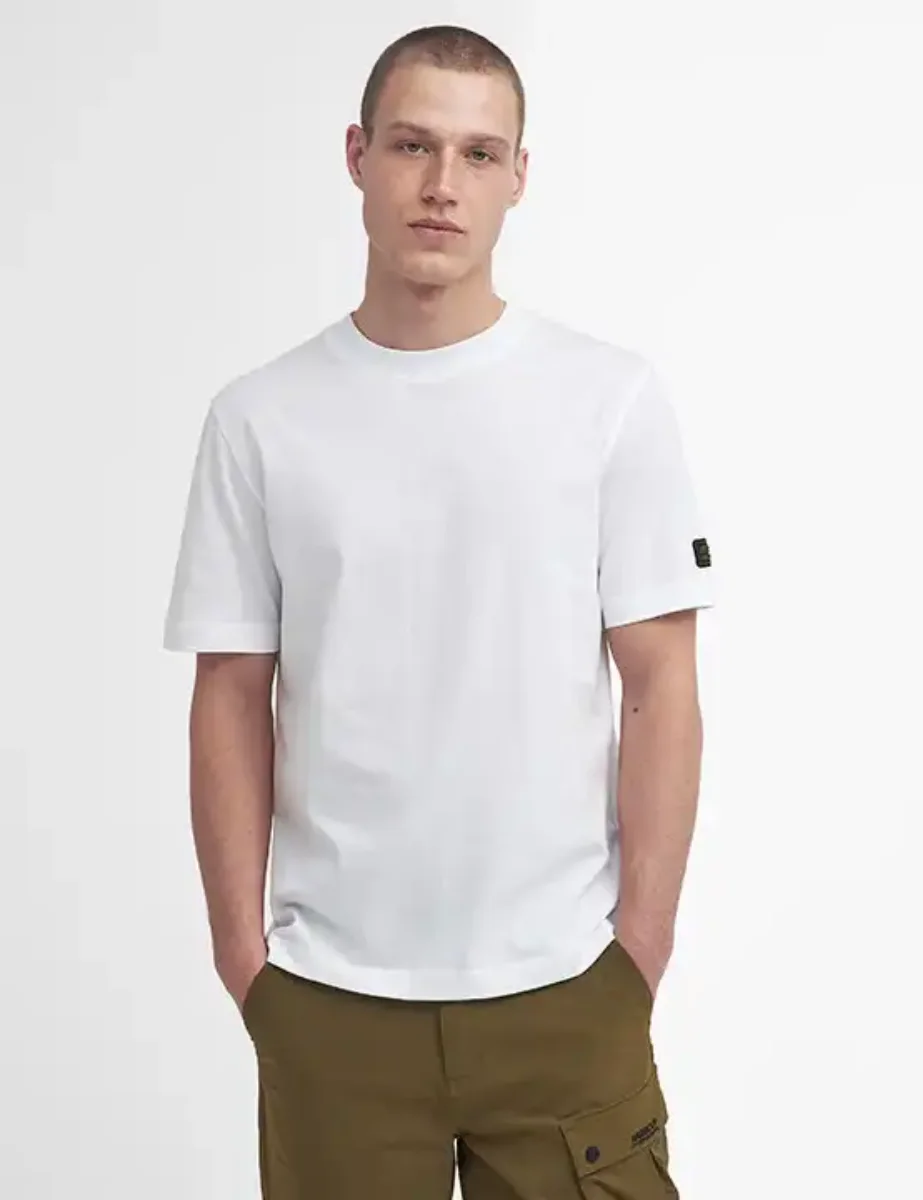 Barbour Intl Outline T-Shirt | White