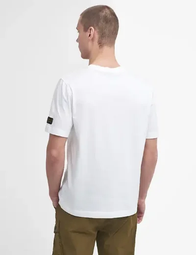 Barbour Intl Outline T-Shirt | White